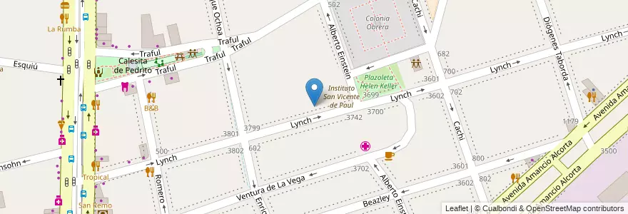 Mapa de ubicacion de Escuela Infantil Pimpinela, Nueva Pompeya en Argentina, Ciudad Autónoma De Buenos Aires, Comuna 4, Buenos Aires.