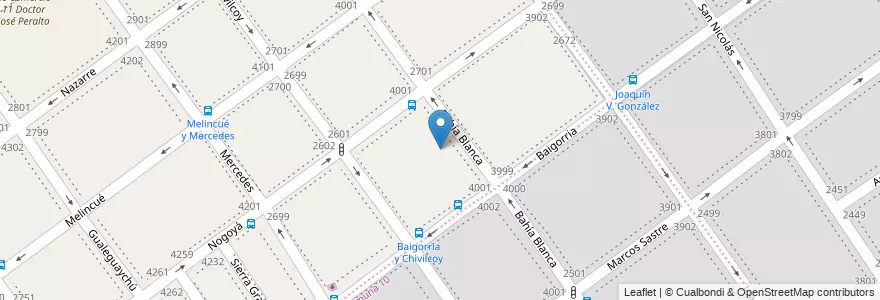 Mapa de ubicacion de Escuela Infantil Rincón de Duendes, Villa Devoto en Аргентина, Буэнос-Айрес, Буэнос-Айрес, Comuna 10, Comuna 11.