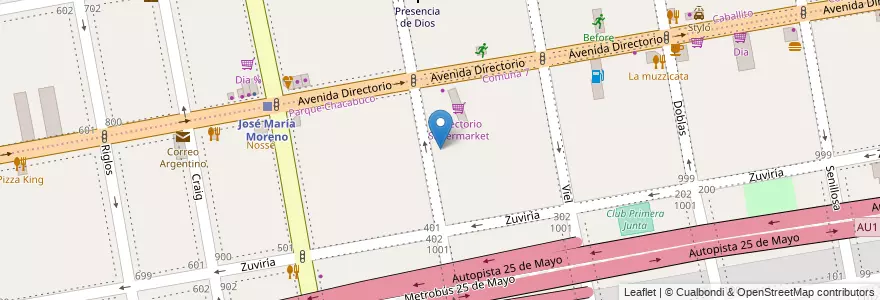 Mapa de ubicacion de Escuela Infantil Soñar Juntos, Parque Chacabuco en Argentine, Ciudad Autónoma De Buenos Aires, Buenos Aires.