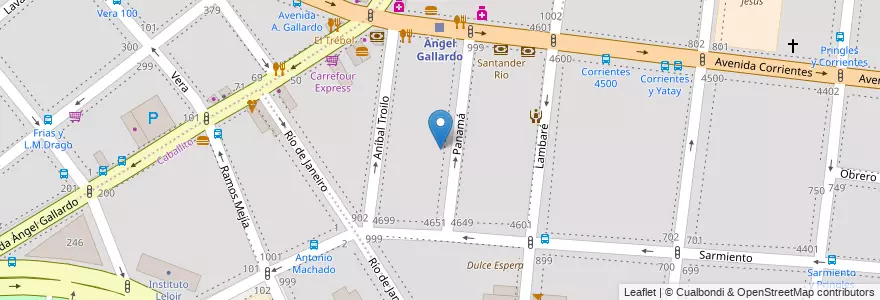 Mapa de ubicacion de Escuela Infantil Veo Veo, Almagro en آرژانتین, Ciudad Autónoma De Buenos Aires, Buenos Aires.
