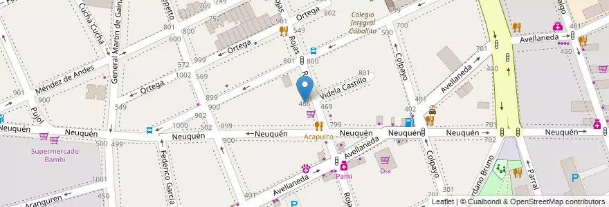 Mapa de ubicacion de Escuela Infantil Wendy, Caballito en Argentine, Ciudad Autónoma De Buenos Aires, Buenos Aires, Comuna 6.
