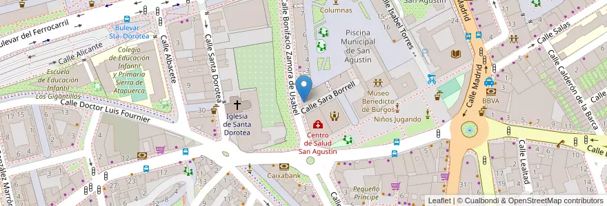 Mapa de ubicacion de Escuela Integral de Música de Burgos en Испания, Кастилия И Леон, Бургос, Alfoz De Burgos, Burgos.