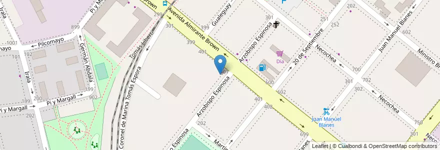 Mapa de ubicacion de Escuela Integral Interdisciplinaria 04, Boca en Argentinien, Ciudad Autónoma De Buenos Aires, Comuna 4, Buenos Aires.