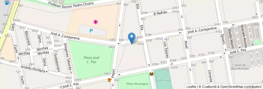 Mapa de ubicacion de Escuela Integral Interdisciplinaria 05, Parque Patricios en アルゼンチン, Ciudad Autónoma De Buenos Aires, Comuna 4, ブエノスアイレス.