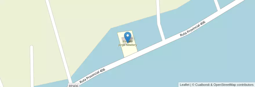 Mapa de ubicacion de Escuela Jorge Newbery en Argentina, San Juan, Cile, Calingasta.