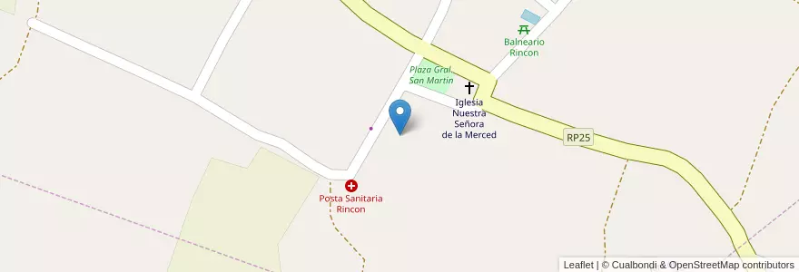 Mapa de ubicacion de Escuela Julio Argentino Roca en Argentinië, Catamarca, Departamento Pomán, Municipio De Saujil, Rincón.