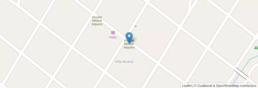 Mapa de ubicacion de Escuela Manuel Vaquera en アルゼンチン, トゥクマン州, Departamento Monteros, Municipio De Monteros, Monteros.