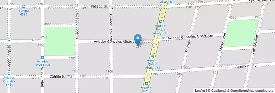 Mapa de ubicacion de Escuela Mauro Fernandez en Argentinië, Córdoba, Departamento Capital, Pedanía Capital, Córdoba, Municipio De Córdoba.