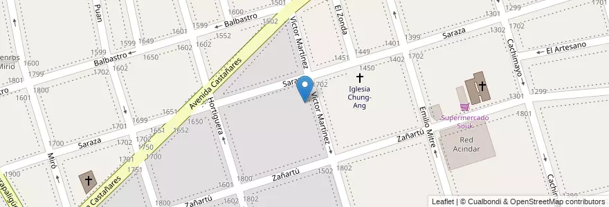 Mapa de ubicacion de Escuela Miguel Hernandez, Parque Chacabuco en Argentinien, Ciudad Autónoma De Buenos Aires, Comuna 7, Buenos Aires.