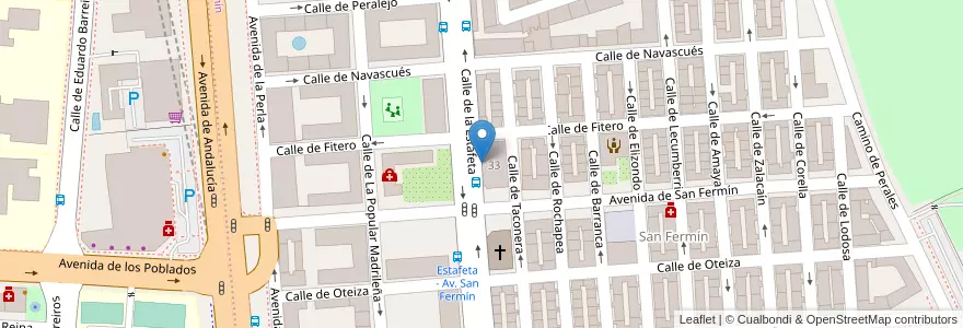 Mapa de ubicacion de Escuela Municipal de Adultos Usera en إسبانيا, منطقة مدريد, منطقة مدريد, Área Metropolitana De Madrid Y Corredor Del Henares, مدريد.