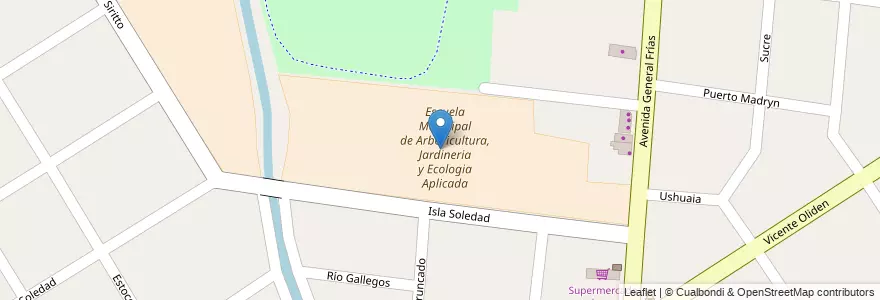 Mapa de ubicacion de Escuela Municipal de Arboricultura, Jardineria y Ecologia Aplicada en Arjantin, Buenos Aires, Partido De Lomas De Zamora, Lomas De Zamora.