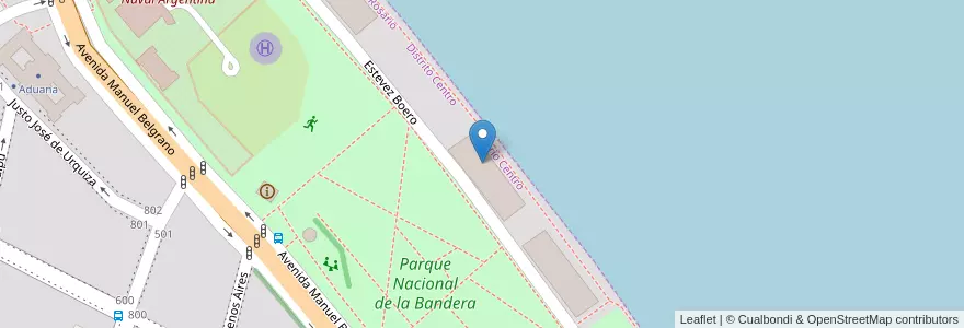 Mapa de ubicacion de Escuela Municipal de Artes Urbanas en Arjantin, Santa Fe, Departamento Rosario, Municipio De Rosario.