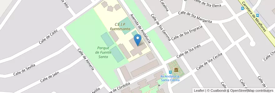 Mapa de ubicacion de Escuela Municipal de Música de Colmenar Viejo en İspanya, Comunidad De Madrid, Comunidad De Madrid, Cuenca Alta Del Manzanares, Colmenar Viejo.