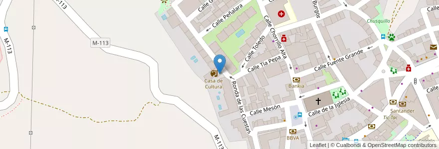 Mapa de ubicacion de Escuela Municipal de Música Paracuellos de Jarama en 西班牙, Comunidad De Madrid, Comunidad De Madrid, Cuenca Del Medio Jarama, Paracuellos De Jarama.