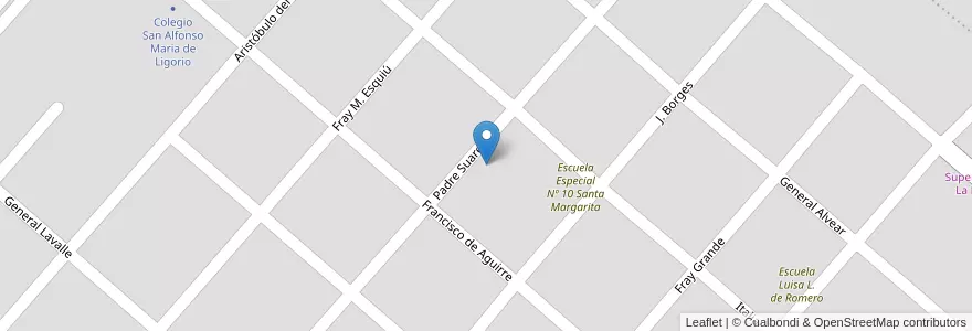 Mapa de ubicacion de Escuela N° 18 Nuestra Señora de la Medalla Milagrosa en アルゼンチン, サンティアゴ・デル・エステロ州, Departamento General Taboada, Añatuya.
