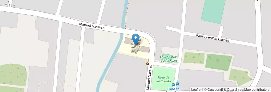 Mapa de ubicacion de Escuela N° 202 Wilfrido Rojas en 아르헨티나, Catamarca, Departamento Valle Viejo, Municipio De Valle Viejo, Santa Rosa.