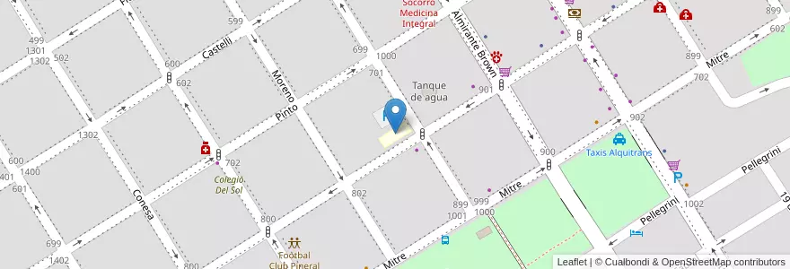 Mapa de ubicacion de Escuela N° 3 "Nuestra Señora del Carmen" en Argentina, Buenos Aires, Partido De Zárate.