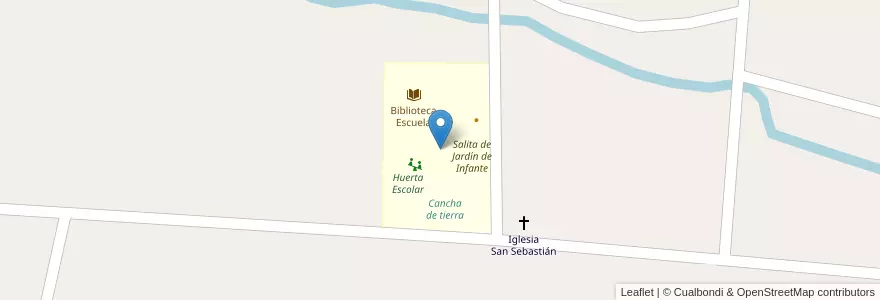 Mapa de ubicacion de Escuela N° 332 Villa Rural "La Buitrera" en アルゼンチン, チリ, ネウケン州, Departamento Picunches, Las Lajas.