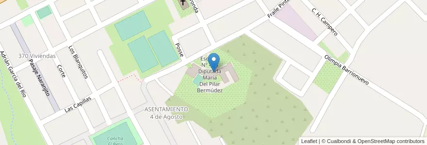 Mapa de ubicacion de Escuela N° 436 Diputada María Del Pilar Bermúdez en Argentina, Jujuy, Departamento Doctor Manuel Belgrano, Municipio De San Salvador De Jujuy, Alto Comedero.