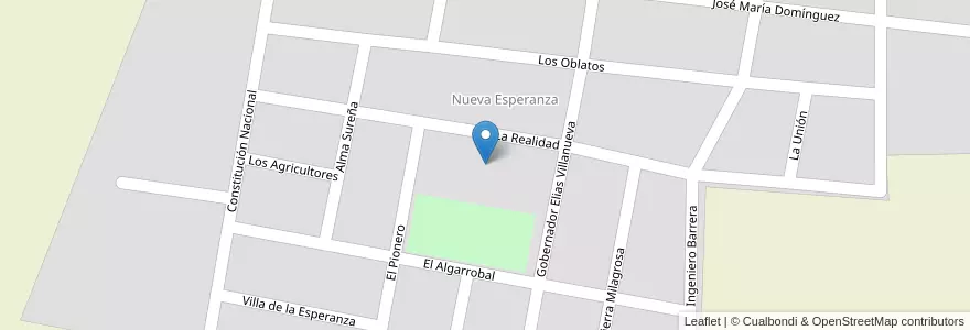 Mapa de ubicacion de Escuela N°4-228 Ing. Eugenio Izsaky en Argentinien, Chile, Mendoza, Departamento Malargüe, Distrito Ciudad De Malargüe.