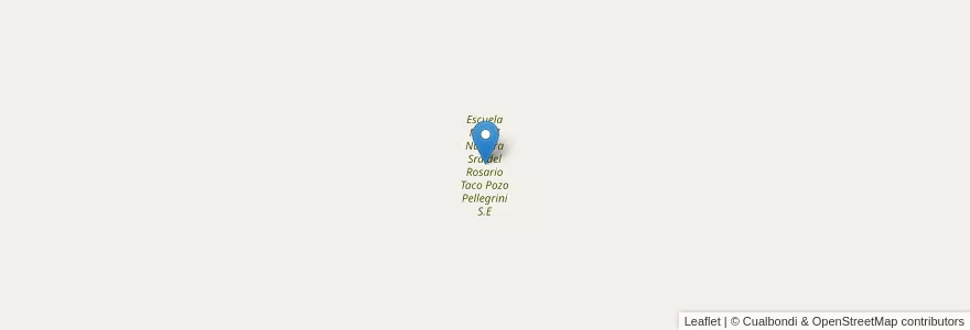 Mapa de ubicacion de Escuela N°477 Nuestra Sra del Rosario Taco Pozo Pellegrini S.E en Аргентина, Сантьяго-Дель-Эстеро, Departamento Pellegrini.