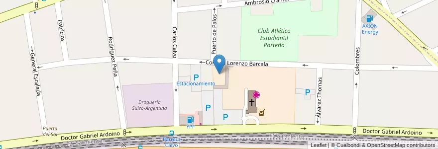 Mapa de ubicacion de Escuela N°505 Ramos Mejía en Argentine, Province De Buenos Aires, Partido De La Matanza, Ramos Mejía.