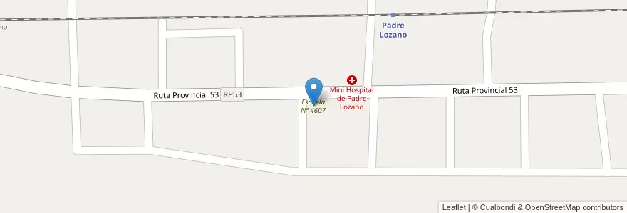 Mapa de ubicacion de Escuela Nª 4607 en آرژانتین, Salta, General San Martín, Municipio De Embarcación.