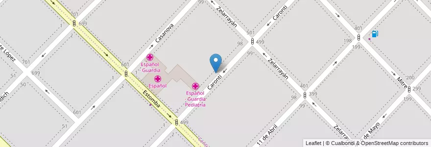 Mapa de ubicacion de Escuela Nª 6 en Arjantin, Buenos Aires, Partido De Bahía Blanca, Bahía Blanca.