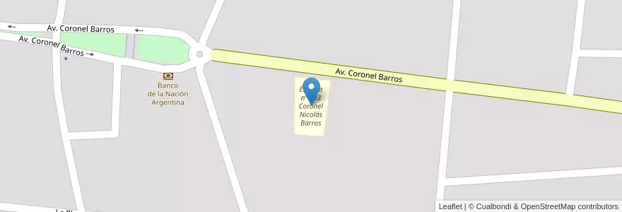 Mapa de ubicacion de Escuela nº 103 Coronel Nicolás Barros en الأرجنتين, La Rioja, Departamento Castro Barros, Anillaco.