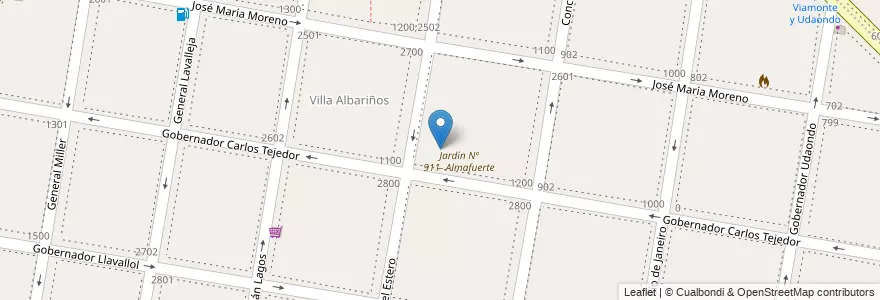 Mapa de ubicacion de Escuela Nº 19 Yapeyú en Argentinië, Buenos Aires, Partido De Lanús, Lanús Oeste.