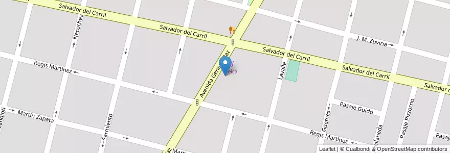 Mapa de ubicacion de Escuela Nº 25 Luis María Drago en Argentinië, Santa Fe, Departamento La Capital, Santa Fe Capital, Santa Fe.