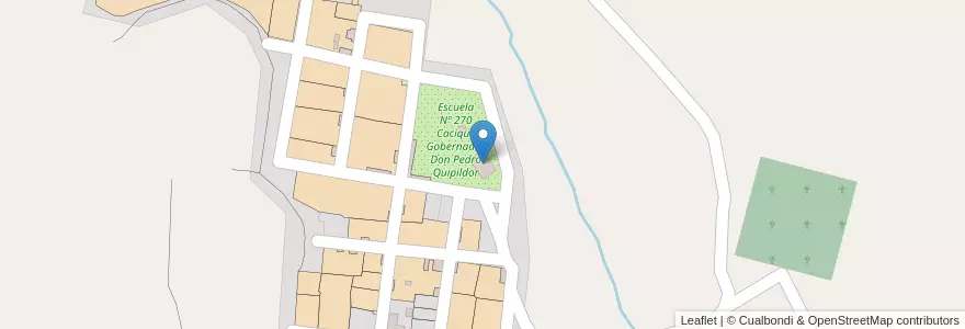 Mapa de ubicacion de Escuela Nº 270 Cacique Gobernador Don Pedro Quipildor en Аргентина, Жужуй, Departamento Cochinoca, Municipio De Abra Pampa.