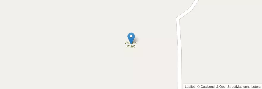 Mapa de ubicacion de ESCUELA Nº 365 en Аргентина, Корриентес, Departamento Saladas, Saladas.