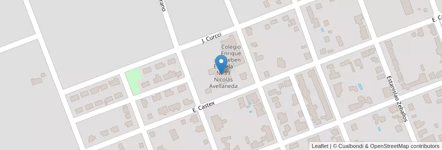 Mapa de ubicacion de Escuela Nº 39 Nicolás Avellaneda en Аргентина, Ла-Пампа, Departamento Capital, Municipio De Anguil, Anguil.
