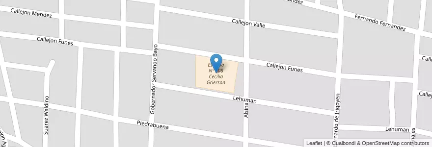 Mapa de ubicacion de Escuela Nº 508 Cecilia Grierson en 阿根廷, Santa Fe, Departamento La Capital, Santa Fe Capital, Santa Fe.