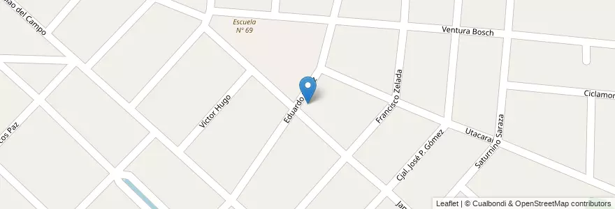 Mapa de ubicacion de Escuela Nº 70 Niñas de Ayohuma en Argentina, Buenos Aires, Partido De La Matanza, Gregorio De Laferrere.