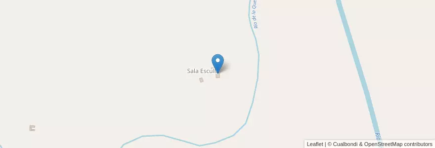 Mapa de ubicacion de Escuela Nº4236 "Fray Bartolomé de las Casas" en Argentinien, Salta, Departamento Iruya, Municipio Iruya.
