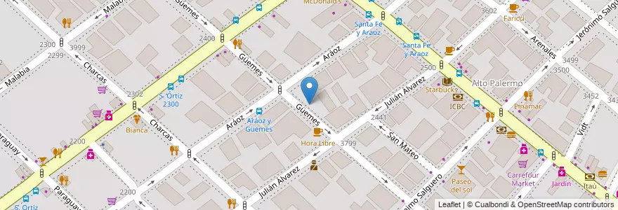 Mapa de ubicacion de Escuela Normal Superior 06 Vicente Lopez y Planes, Palermo en 阿根廷, Ciudad Autónoma De Buenos Aires, 布宜诺斯艾利斯, Comuna 14.