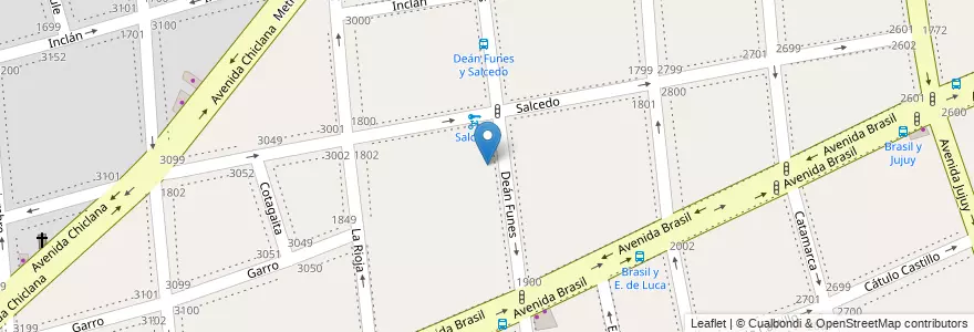 Mapa de ubicacion de Escuela Normal Superior 11 Doctor Ricardo Levene, Parque Patricios en 阿根廷, Ciudad Autónoma De Buenos Aires, Comuna 4, 布宜诺斯艾利斯.