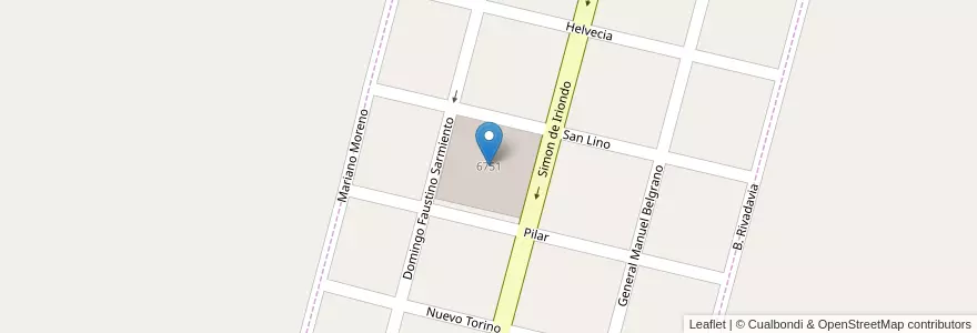 Mapa de ubicacion de Escuela Nro 319 Mercedes de Iriondo y Jardín de Infantes Nro 291 en Argentine, Santa Fe, Departamento Las Colonias, Municipio De Esperanza, Esperanza.