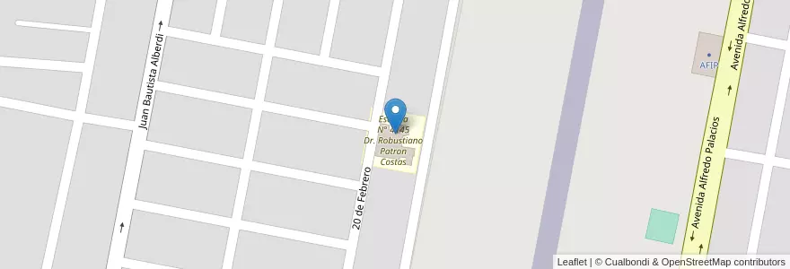 Mapa de ubicacion de Escuela Nro 4145 Doctor Robustiano Patron costas en アルゼンチン, サルタ州, Orán, Municipio De San Ramón De La Nueva Orán, San Ramón De La Nueva Orán.