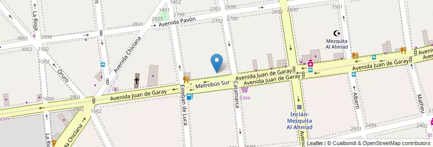 Mapa de ubicacion de Escuela Nueva Esperanza, San Cristobal en 아르헨티나, Ciudad Autónoma De Buenos Aires, Comuna 3, 부에노스아이레스.