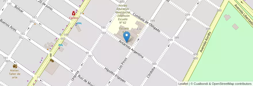 Mapa de ubicacion de Escuela para Adultos 23 en アルゼンチン, ミシオネス州, Departamento Leandro N. Alem, Municipio De Leandro N. Alem, Leandro N. Alem.