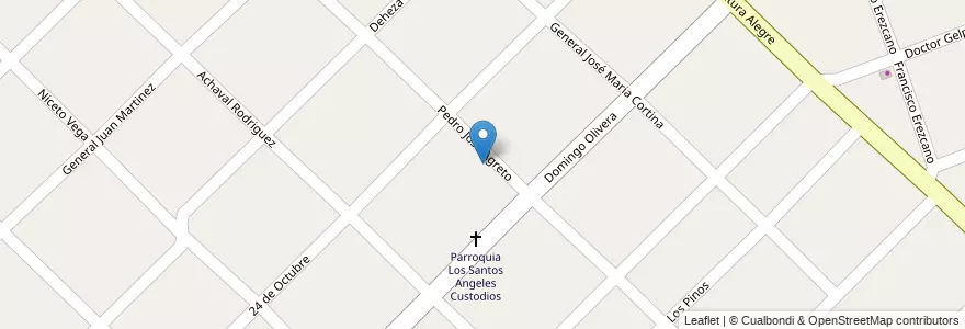 Mapa de ubicacion de Escuela Parroquial Los Santos Angeles Custodios en الأرجنتين, بوينس آيرس, Partido De Ituzaingó, Ituzaingó.