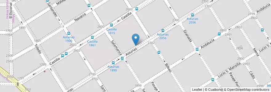 Mapa de ubicacion de Escuela Parroquial San Pablo Apostol en آرژانتین, Córdoba, Departamento Capital, Pedanía Capital, Córdoba, Municipio De Córdoba.