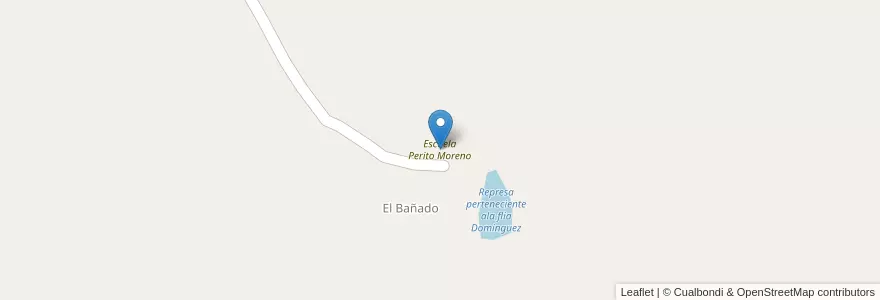 Mapa de ubicacion de Escuela Perito Moreno en Argentinien, Provinz Córdoba, Departamento Pocho, Pedanía Chancaní.
