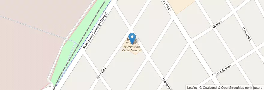 Mapa de ubicacion de Escuela Primaria 78 Francisco Perito Moreno en Argentina, Provincia Di Buenos Aires, Partido De Morón, El Palomar.