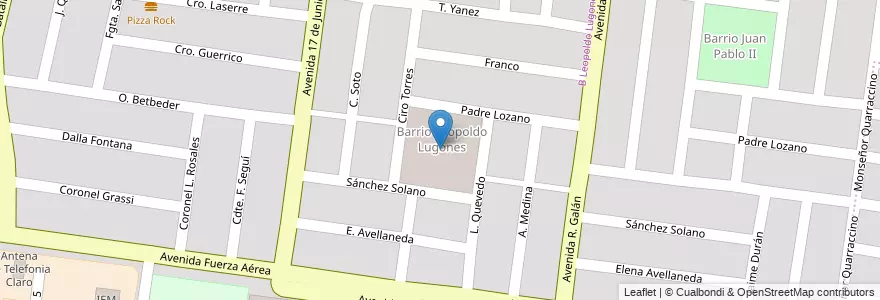 Mapa de ubicacion de ESCUELA PRIMARIA en آرژانتین, Salta, Capital, Municipio De Salta, Salta.