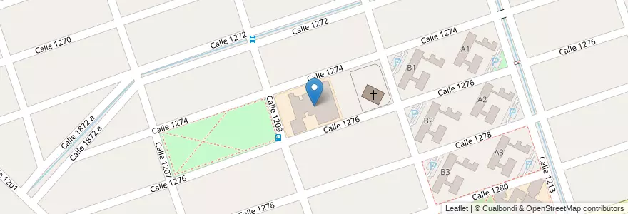 Mapa de ubicacion de Escuela Primaria Básica N° 35 "17 de Agosto" en Аргентина, Буэнос-Айрес, Partido De Florencio Varela, Ingeniero Juan Allan.
