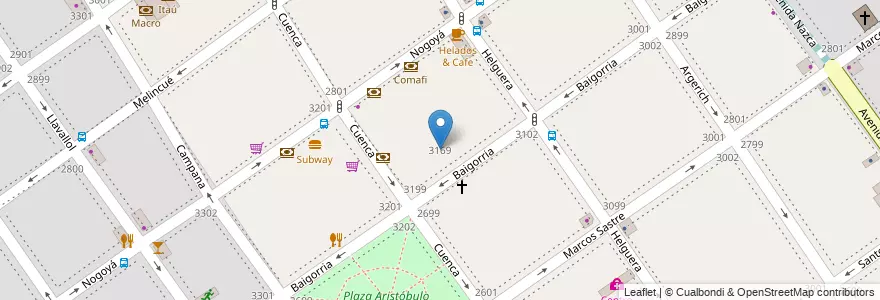Mapa de ubicacion de Escuela Primaria Común 01 Doctor Antonio Dellepiane, Villa del Parque en الأرجنتين, Ciudad Autónoma De Buenos Aires, Buenos Aires, Comuna 11.